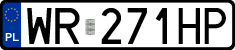 License plates of Poland, Regular car plates