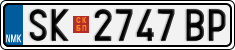 License plate of North Macedonia, Regular plates (2012)