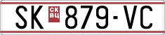License plate of North Macedonia, Regular plates (1993)