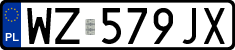 License plates of Poland, Regular car plates