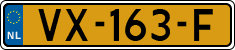 License plate of the Netherlands, Light Commercial Vehicles (1994 system)