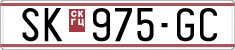License plate of North Macedonia, Regular plates (1993)