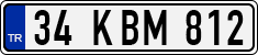License plate of Turkey, Regular plates