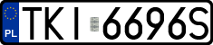 License plates of Poland, Regular car plates
