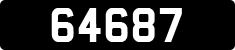 License plate of Guernsey, Regular plates