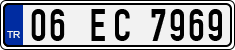 License plate of Turkey, Regular plates