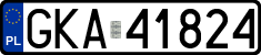 License plates of Poland, Regular car plates