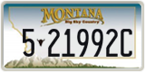 Montana, 1-12345A / 10-1234A