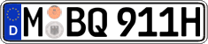 German license plate, Plates for oldtimers (type 