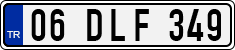 License plate of Turkey, Regular plates