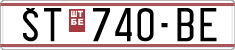 License plate of North Macedonia, Regular plates (1993)