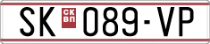 License plate of North Macedonia, Regular plates (1993)