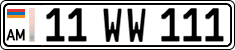 License plate of Armenia, Private owners
