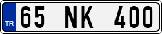 License plate of Turkey, Regular plates