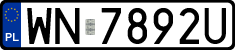 License plates of Poland, Regular car plates