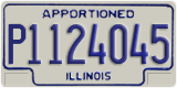 Illinois, Apportioned (P123456)
