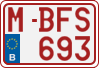 License plate of Belgium, Regular plates (2010)