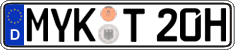 German license plate, Plates for oldtimers (type 