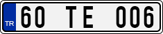 License plate of Turkey, Regular plates