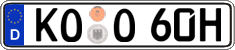 German license plate, Plates for oldtimers (type 