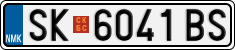 License plate of North Macedonia, Regular plates (2012)