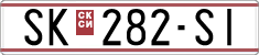 License plate of North Macedonia, Regular plates (1993)