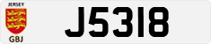 License plate of Jersey, Regular plates (J123456)