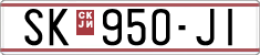License plate of North Macedonia, Regular plates (1993)