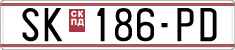 License plate of North Macedonia, Regular plates (1993)