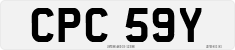 License plate of the United Kingdom, 1963 year system