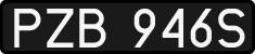 License plates of Poland, 1976 year system