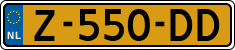 License plate of the Netherlands, Cars