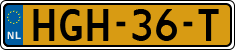 License plate of the Netherlands, Cars