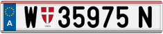 License plate of Austria, Regular plates