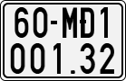 License plate of Vietnam, Specialty plates
