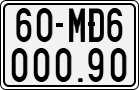 License plate of Vietnam, Specialty plates