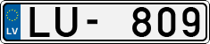 License plate of Latvia, Regular car plates