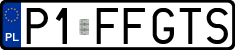 License plates of Poland, Vanity Plates