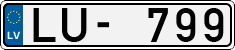 License plate of Latvia, Regular car plates