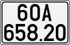 License plate of Vietnam, Cars
