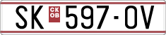 License plate of North Macedonia, Regular plates (1993)