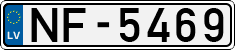 License plate of Latvia, Regular car plates