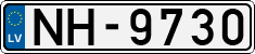 License plate of Latvia, Regular car plates