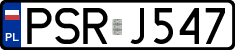 License plates of Poland, Regular car plates