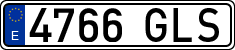 License plates of Spain, Ordinary (2000)