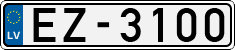 License plate of Latvia, Regular car plates