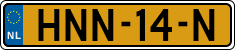 License plate of the Netherlands, Cars