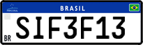 License plate of Brazil, Private owners (Mercosul)