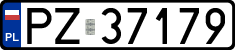 License plates of Poland, Regular car plates