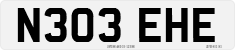 License plate of the United Kingdom, 1983 year system
